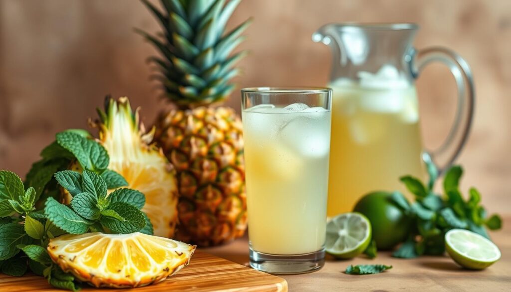 Pineapple Agua Fresca ingredients