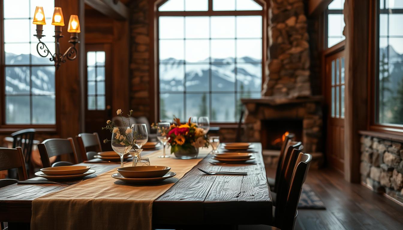 Rustic Dining with a View