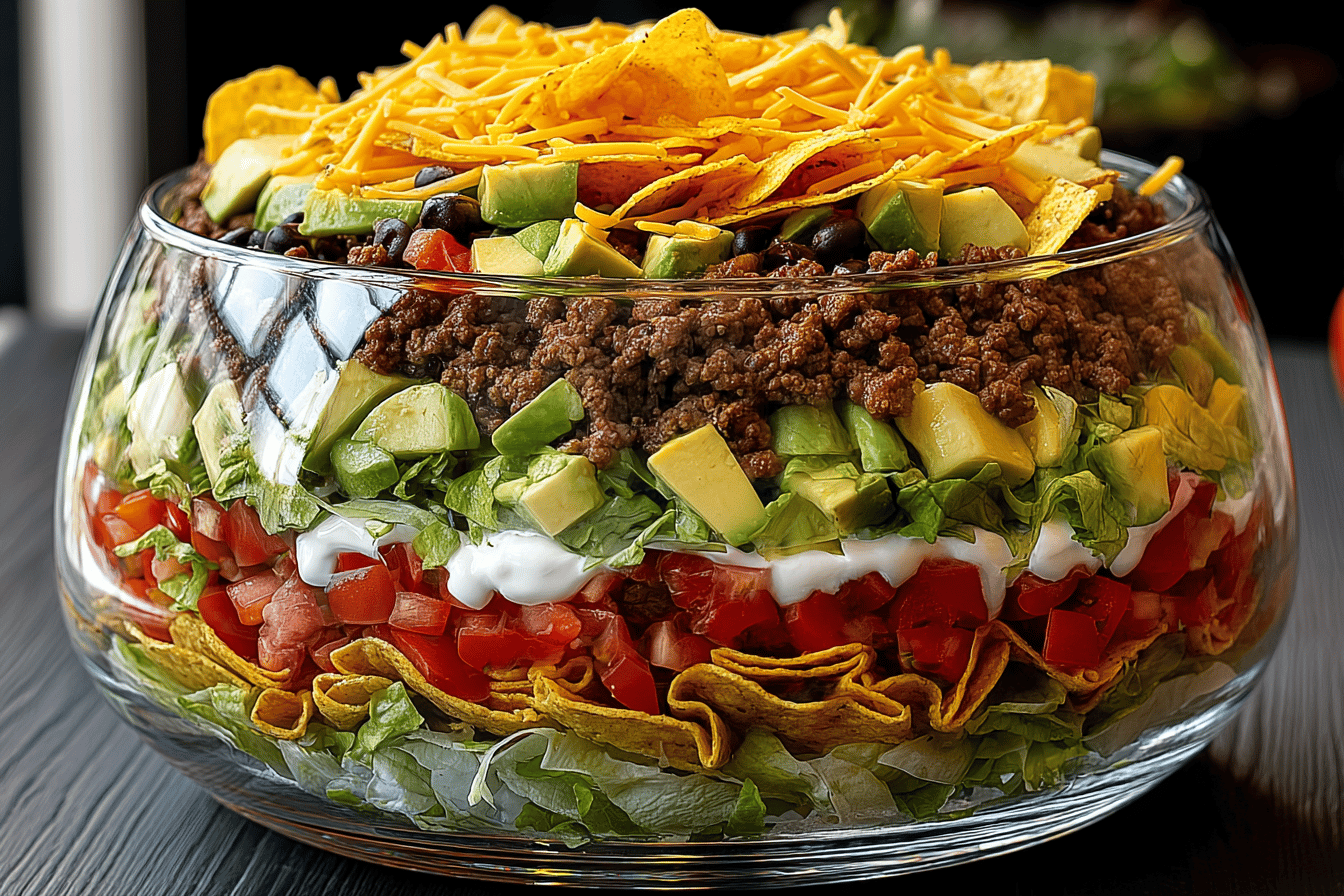 Seven-Layer Taco Salad