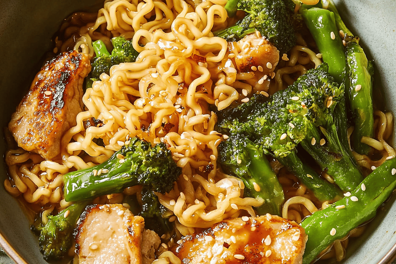 Sheet-Pan Crispy Ramen