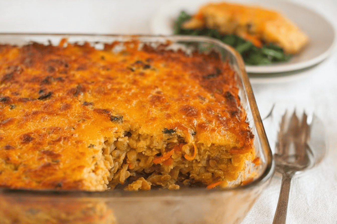 Very Veggie Lentil Bake