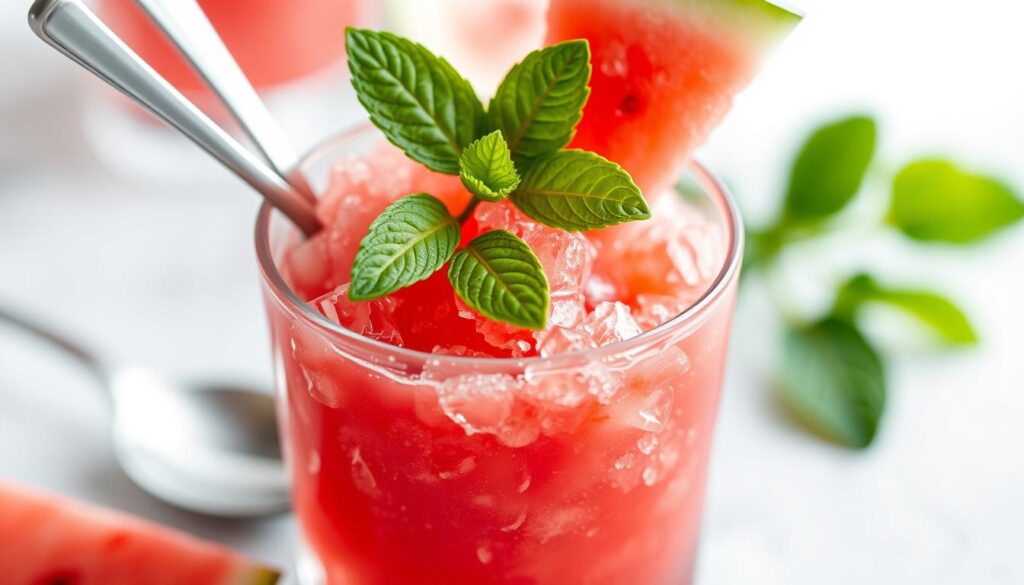 Watermelon granita - frozen summer dessert Watermelon granita - frozen summer dessert