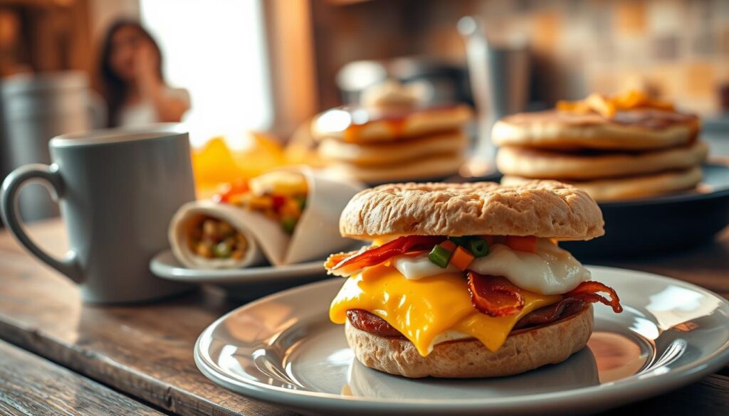 breakfast style dinner
