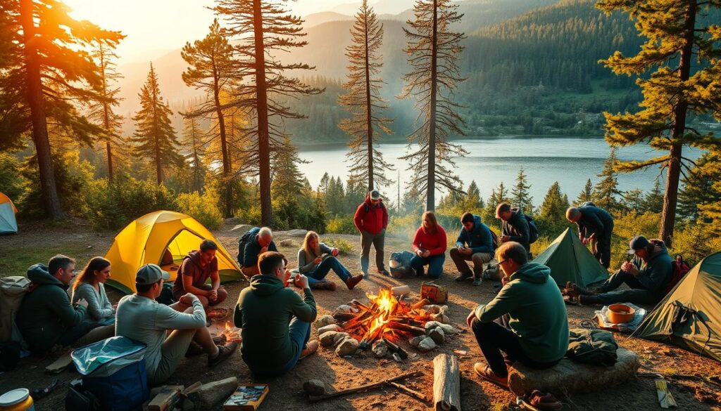 campsite activities
