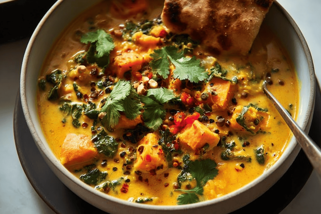Ginger Sweet Potato and Coconut Milk Stew