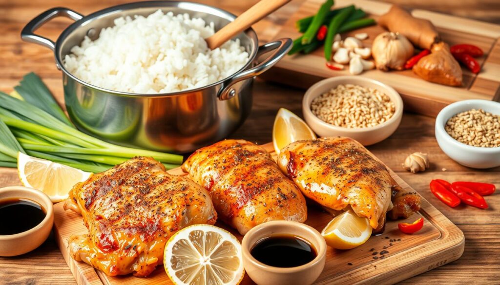 grilled chicken rice ingredients