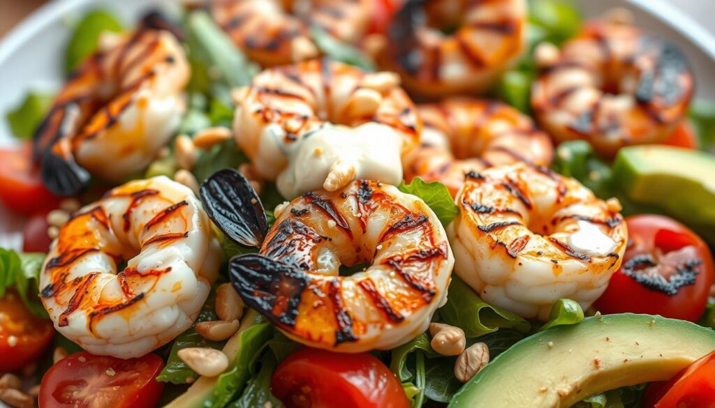 grilled shrimp salad