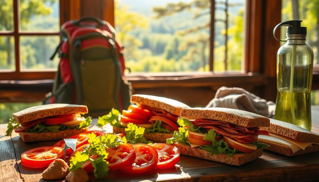 hiking sandwiches