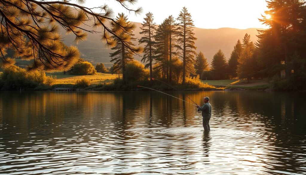 lake fishing