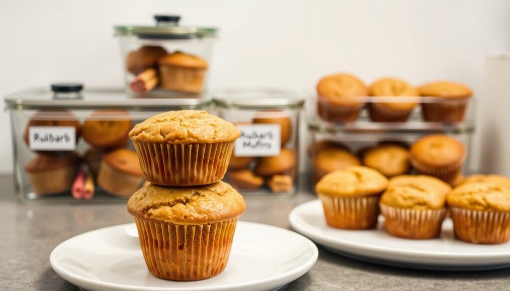 rhubarb muffins storage tips