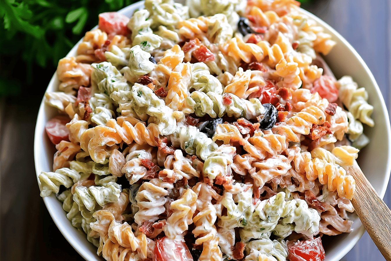 Bacon Ranch Pasta Salad
