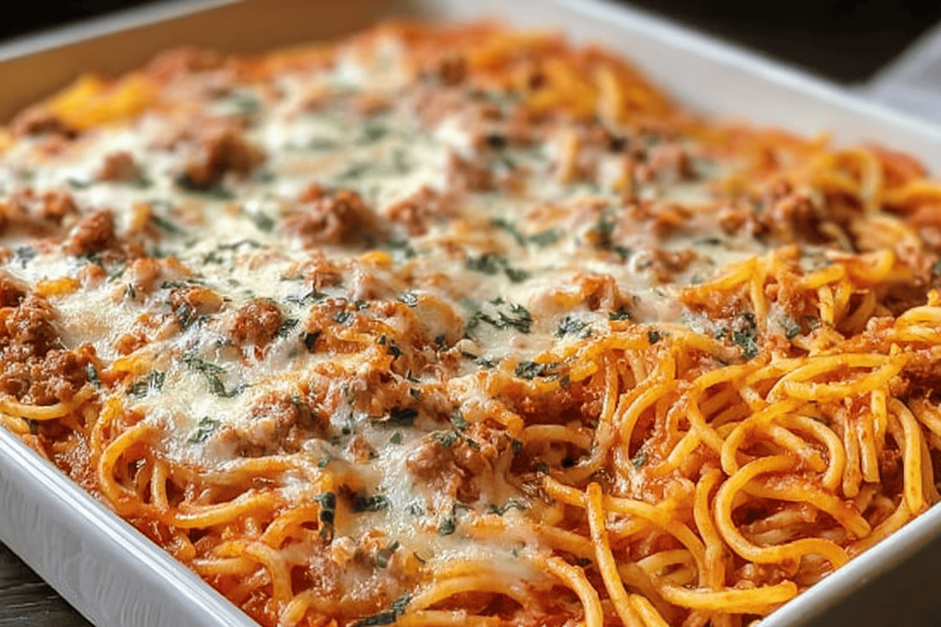 Baked Cream Cheese Spaghetti