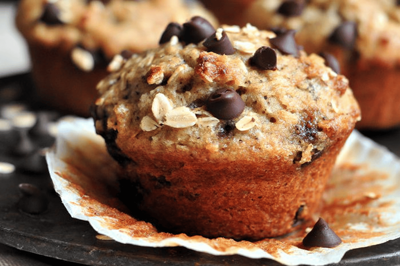 Banana Chocolate Chip Muffins