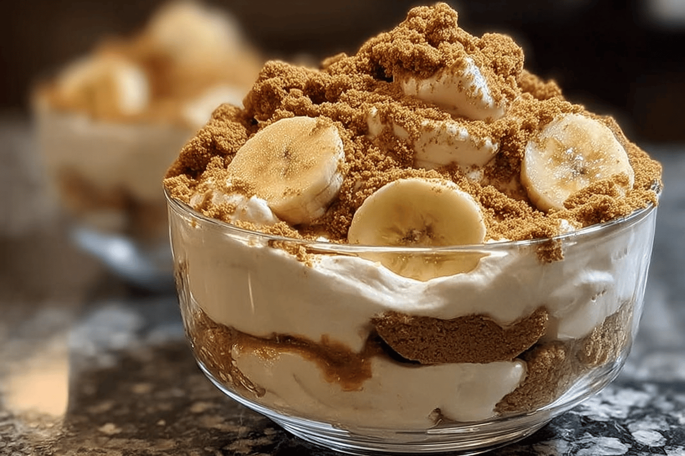 Biscoff Banana Pudding
