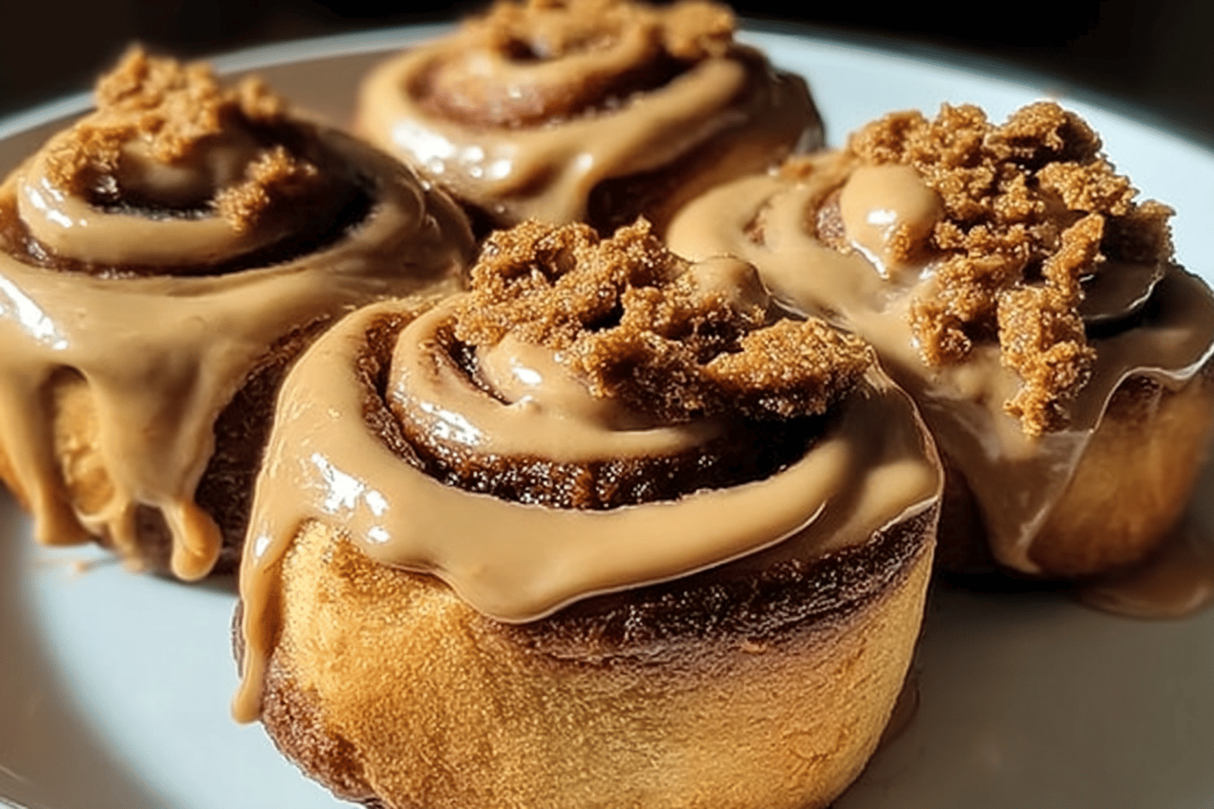 Biscoff Cookie Butter Cinnamon Rolls Recipe