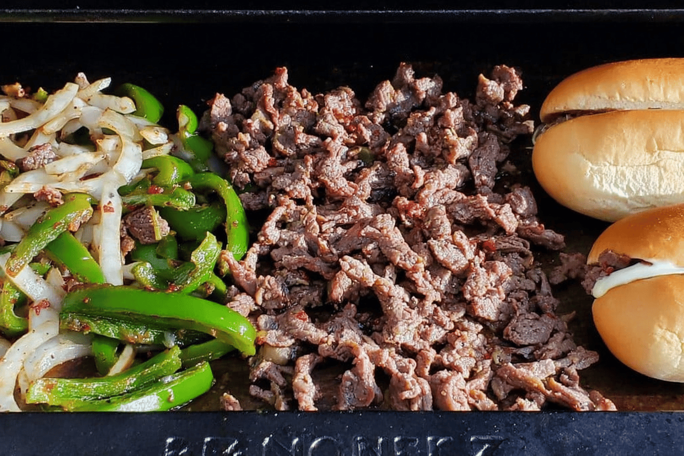 BLACKSTONE PHILLY CHEESESTEAK RECIPE