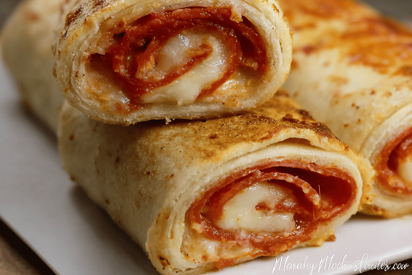 Cheesy Pepperoni Roll-Ups