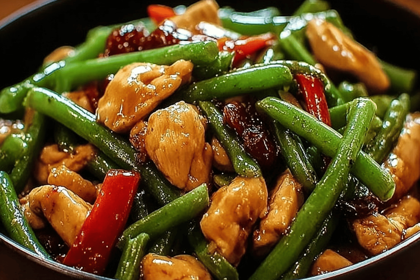 Chicken and Green Bean Stir-Fry