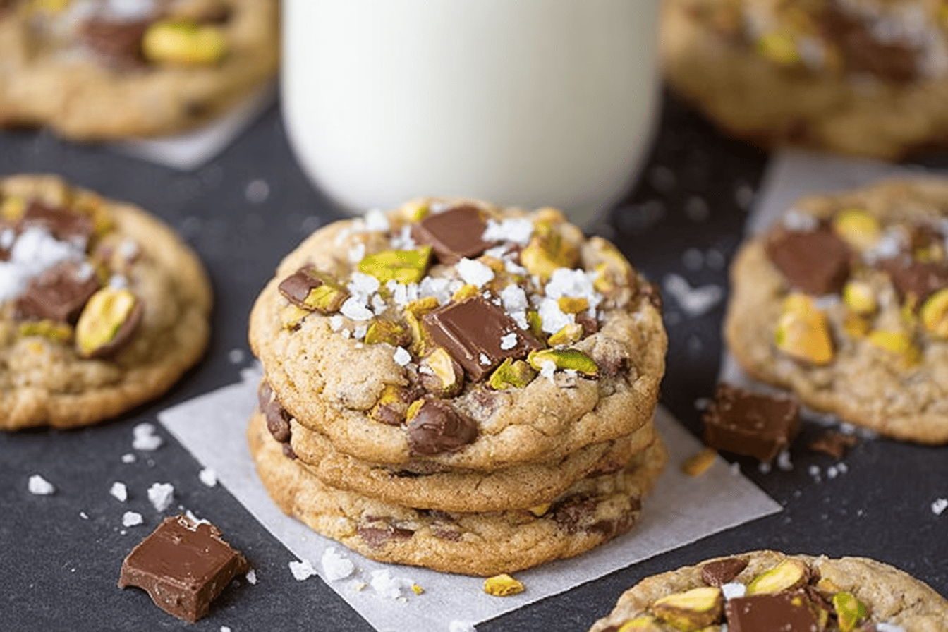 Chocolate Pistachio Cookies Recipe