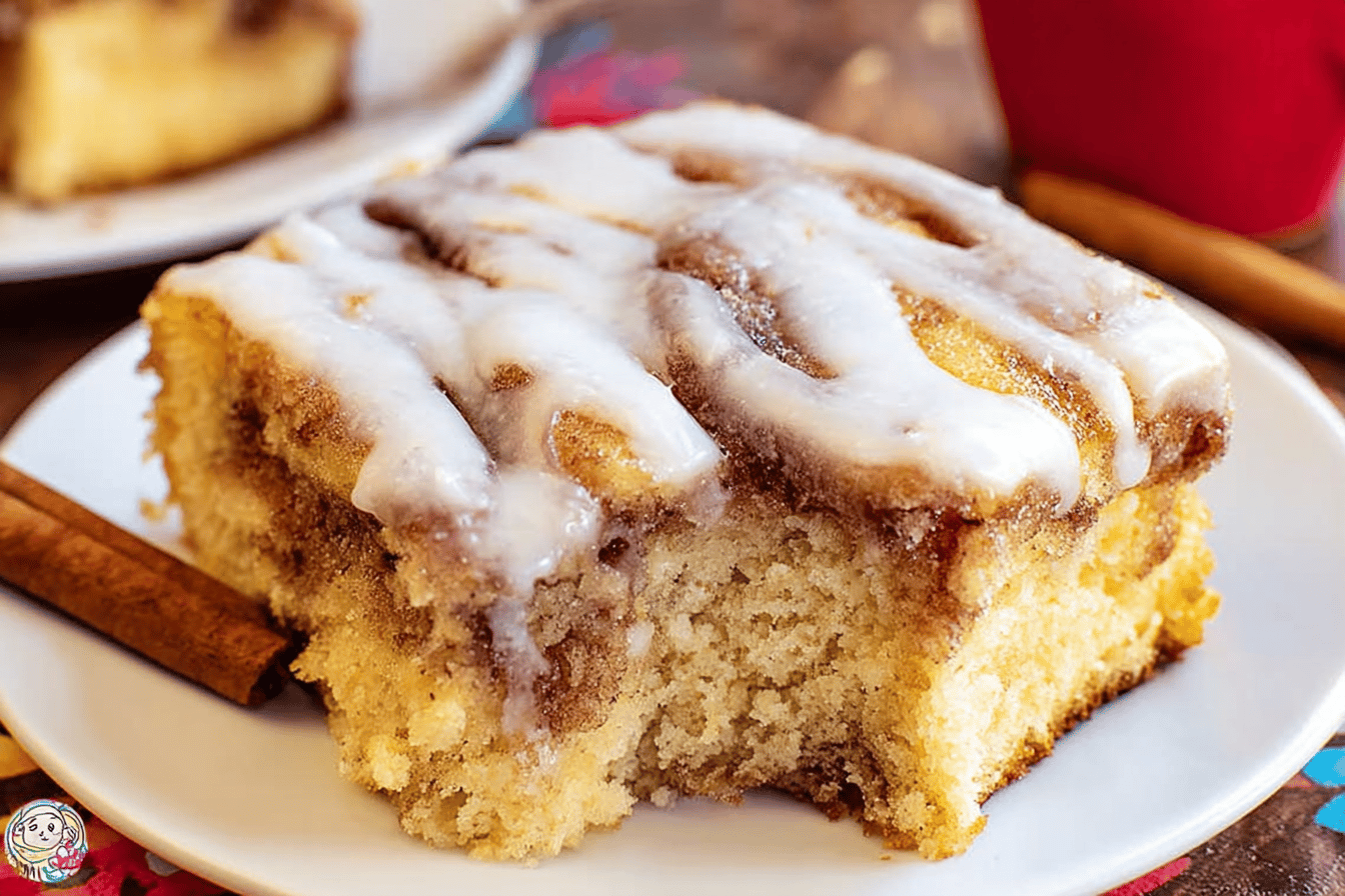 Cinnamon Roll Cake