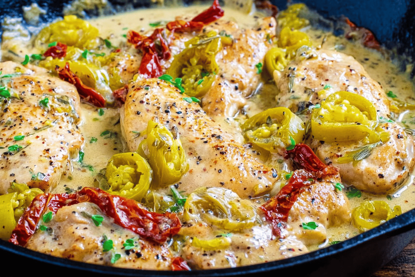Creamy Pepperoncini Chicken