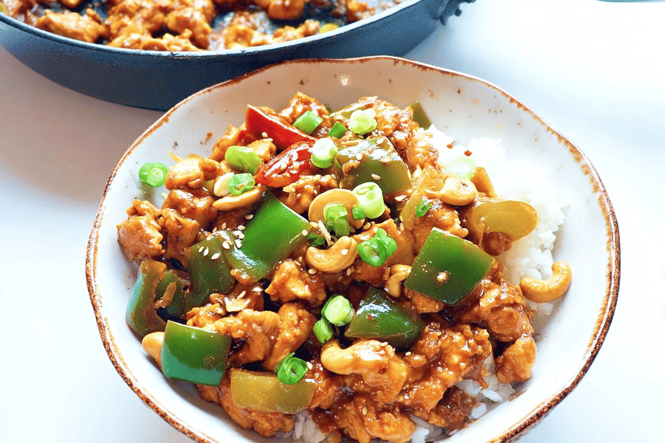 EASY KETO CASHEW CHICKEN