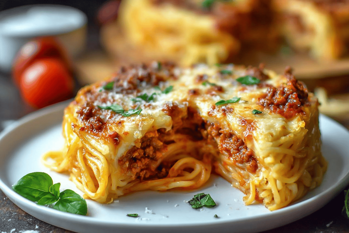 Easy Spaghetti Pie Recipe