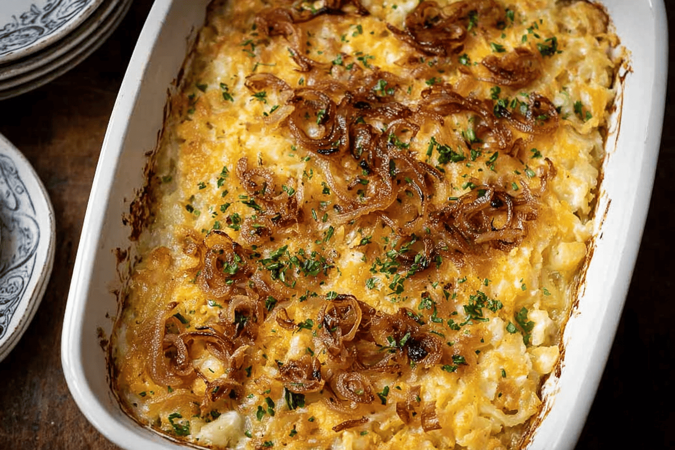 French Onion Funeral Potatoes
