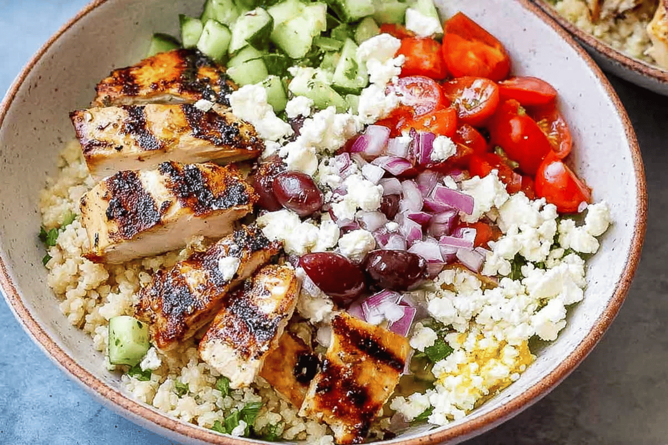 Greek Chicken Bowl