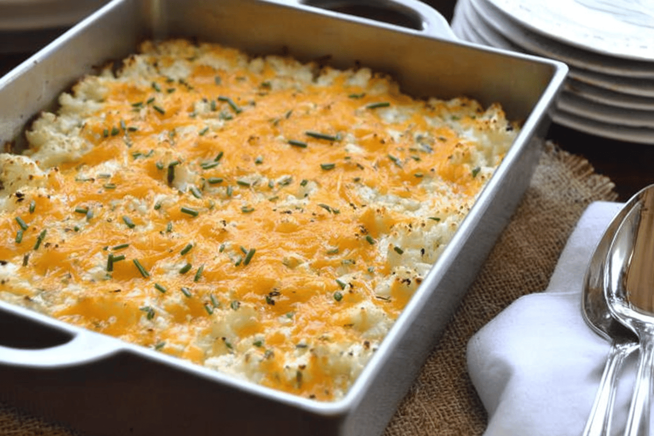 Green Chile Cauliflower Casserole