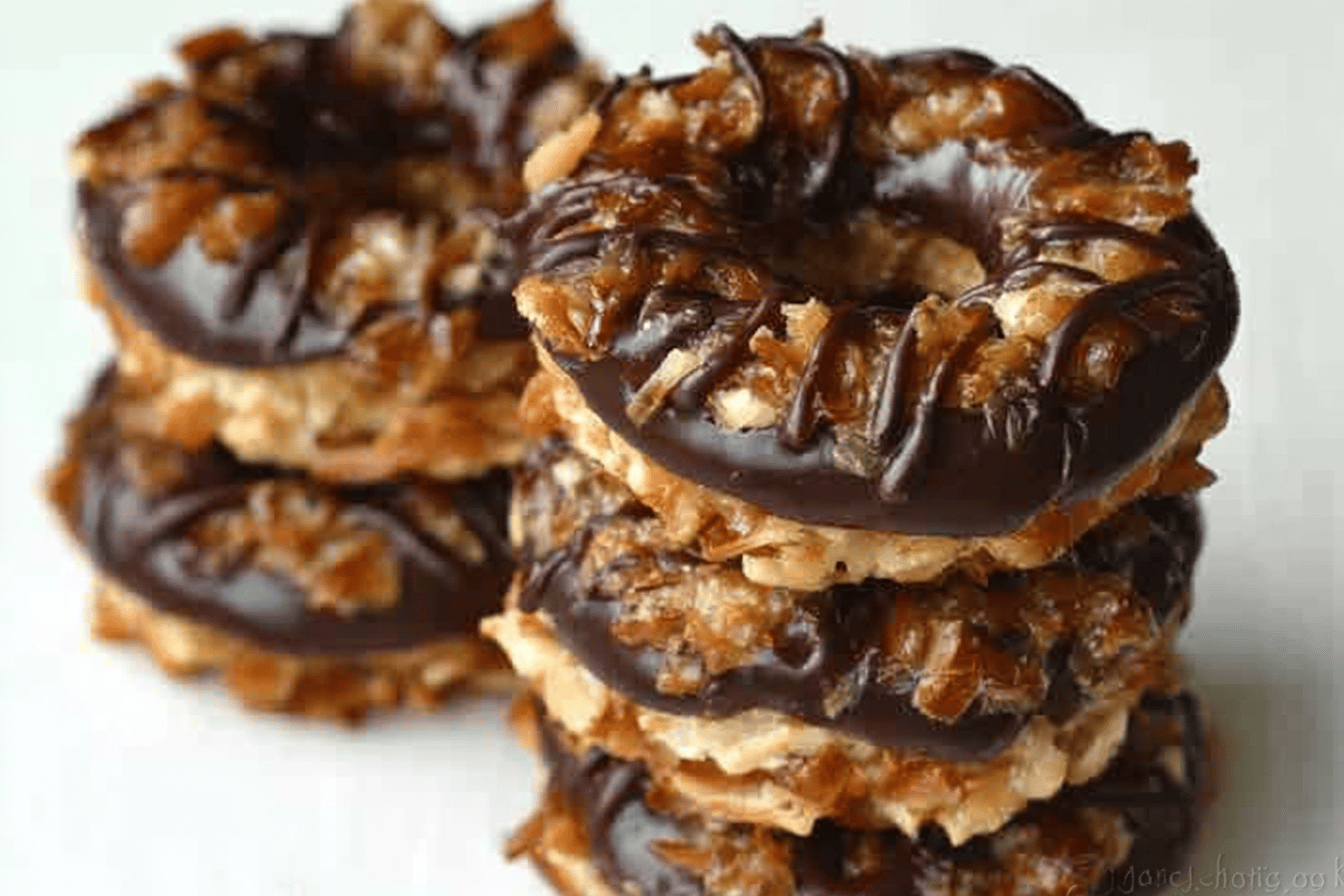 Homemade Samoas Cookies