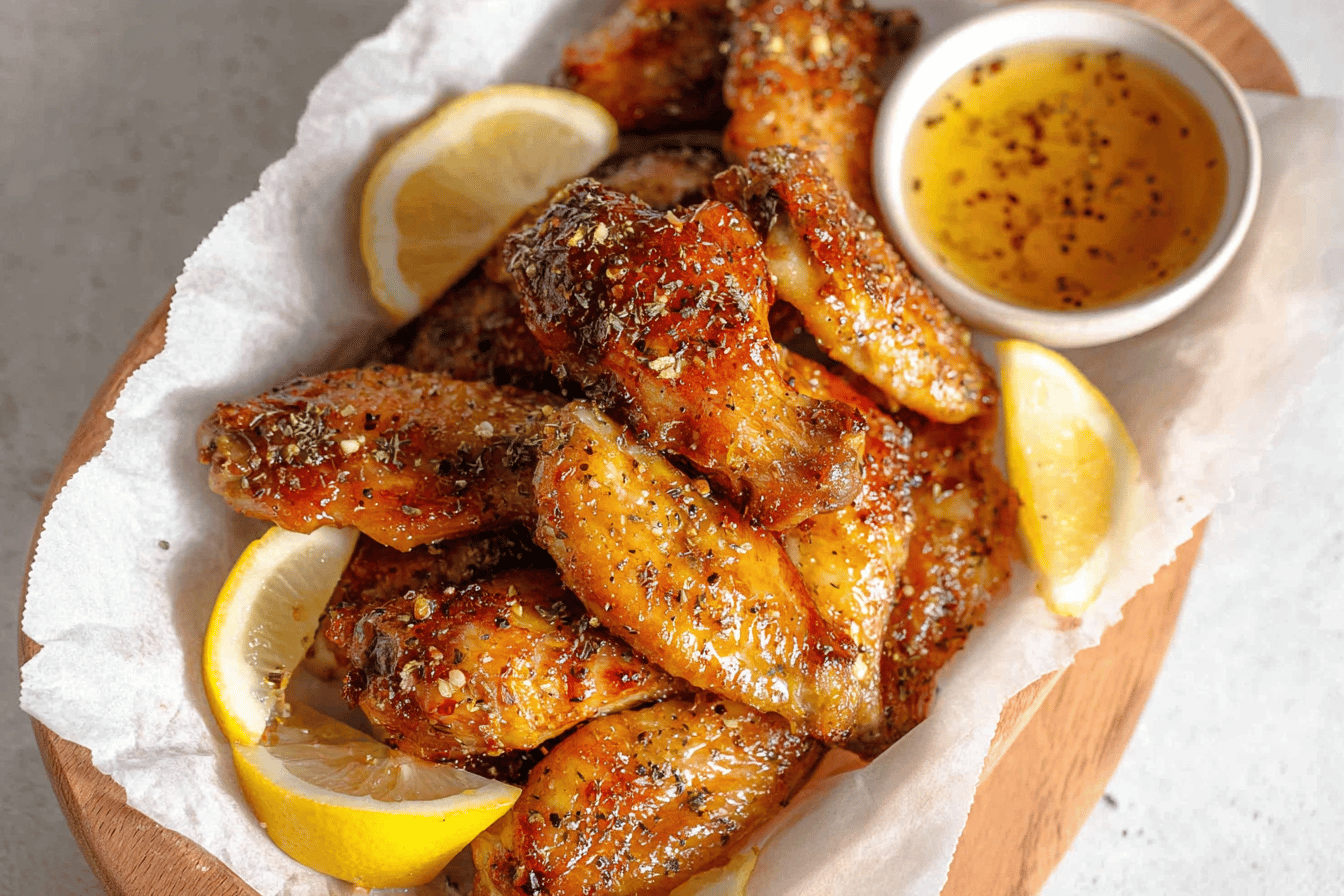 Honey Lemon Pepper Wings