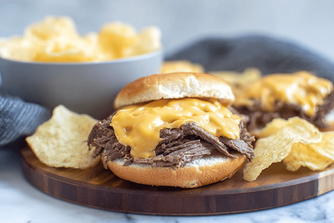 Instant Pot Beef and Cheddar