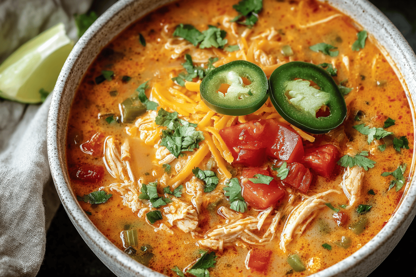 Keto Chicken Tortilla Soup