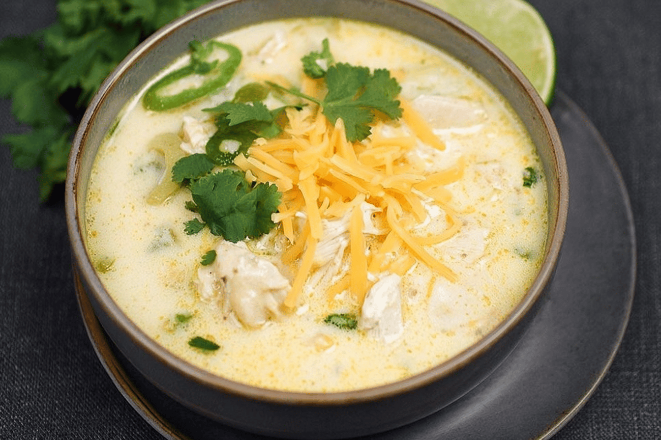 Keto White Chicken Chili