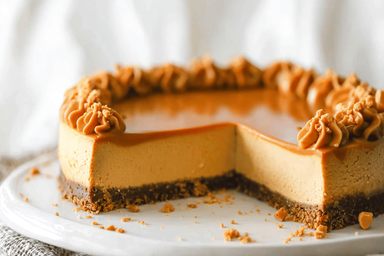 Loaded Butterscotch Cheesecake