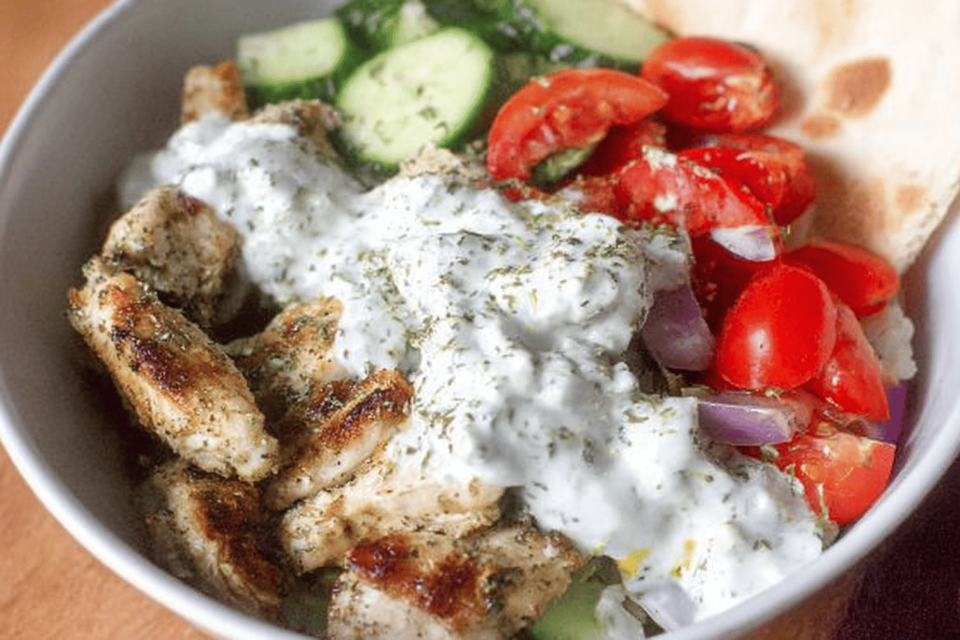 Low Carb Greek Chicken Bowls