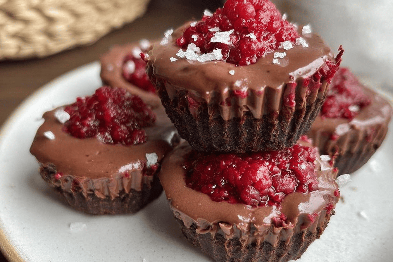 Marry Me No Bake Raspberry Chocolate Mousse Cups
