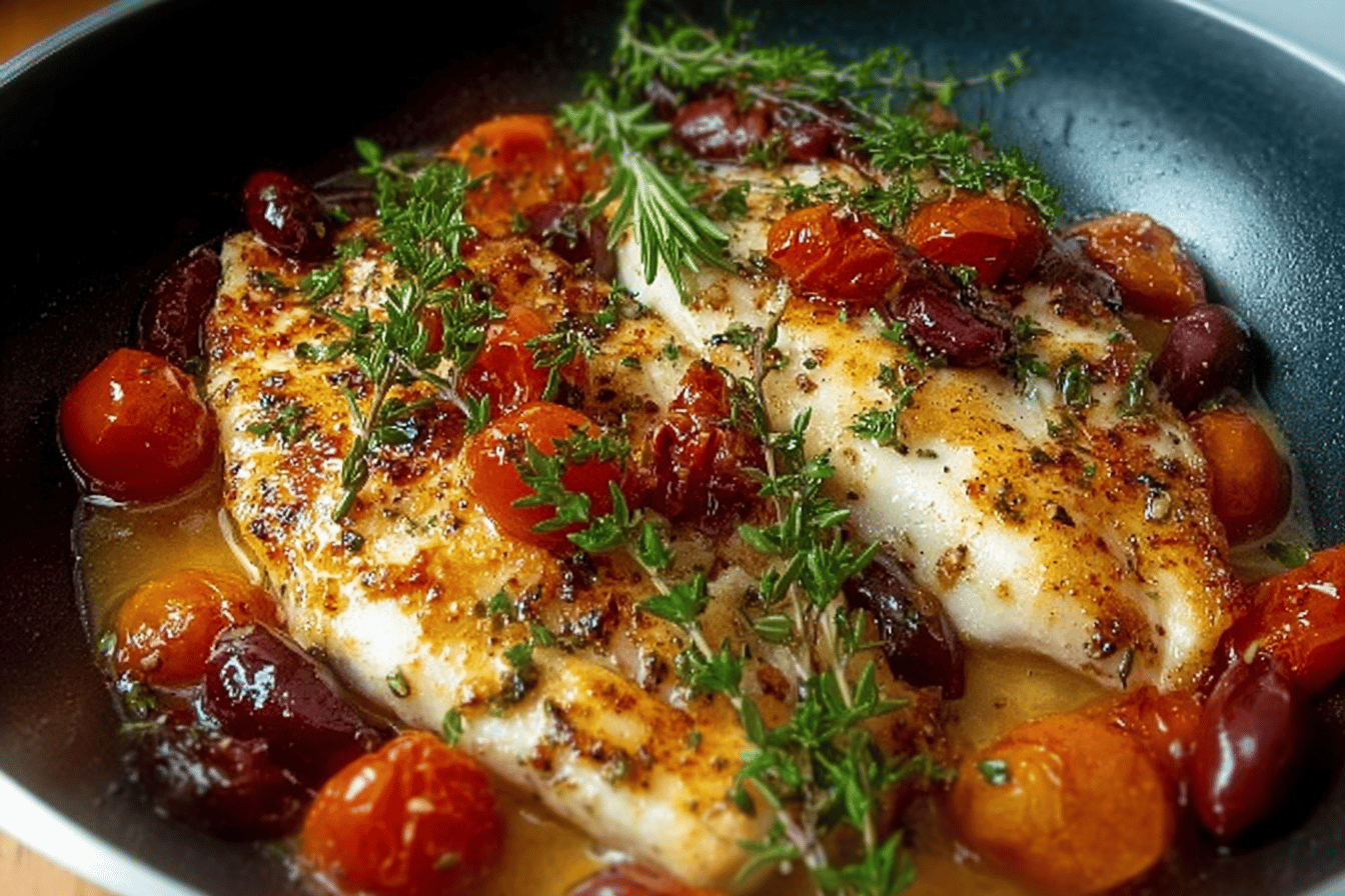 Mediterranean Baked Fish