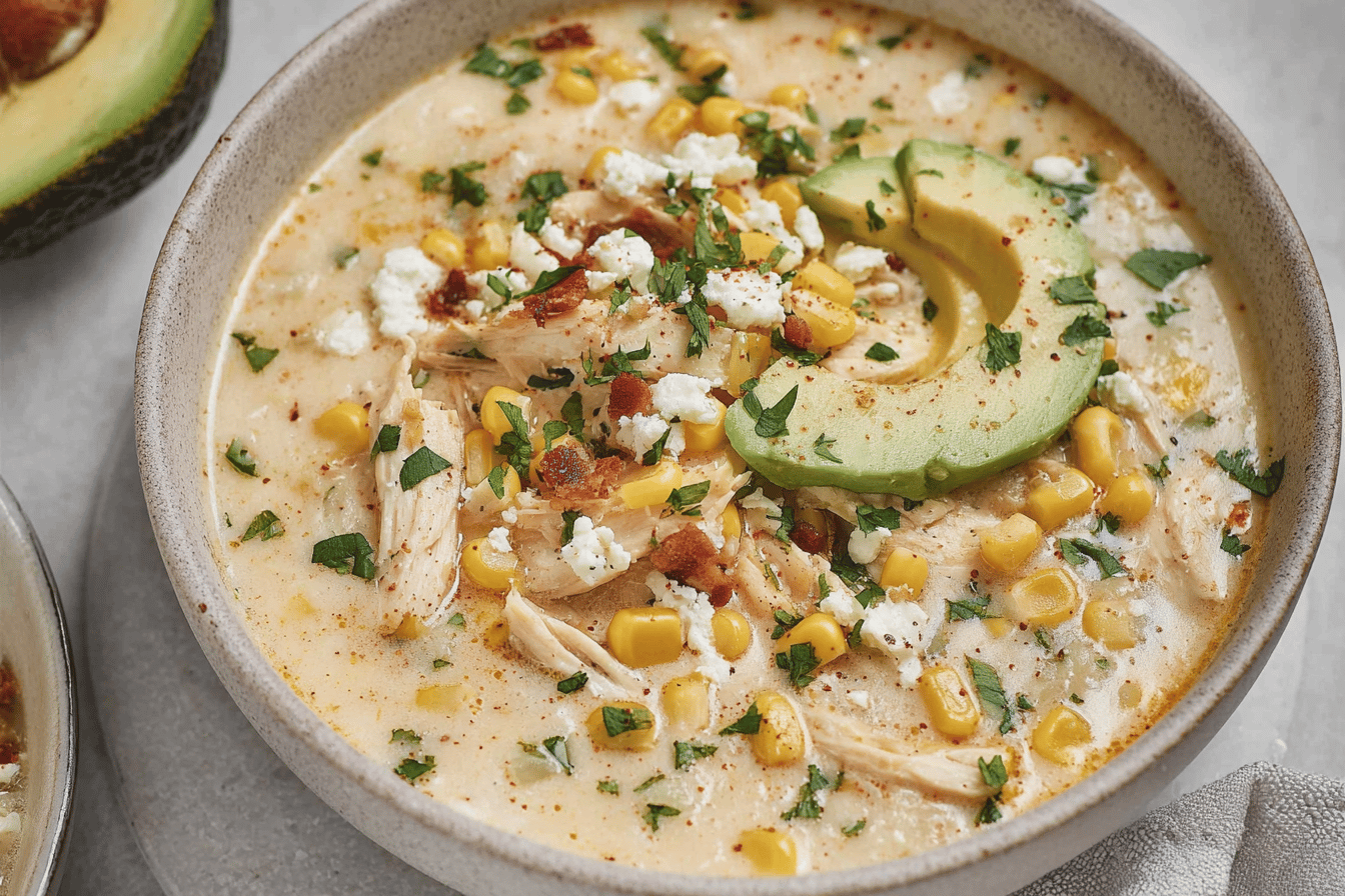 Mexican Street Corn White Chicken Chili
