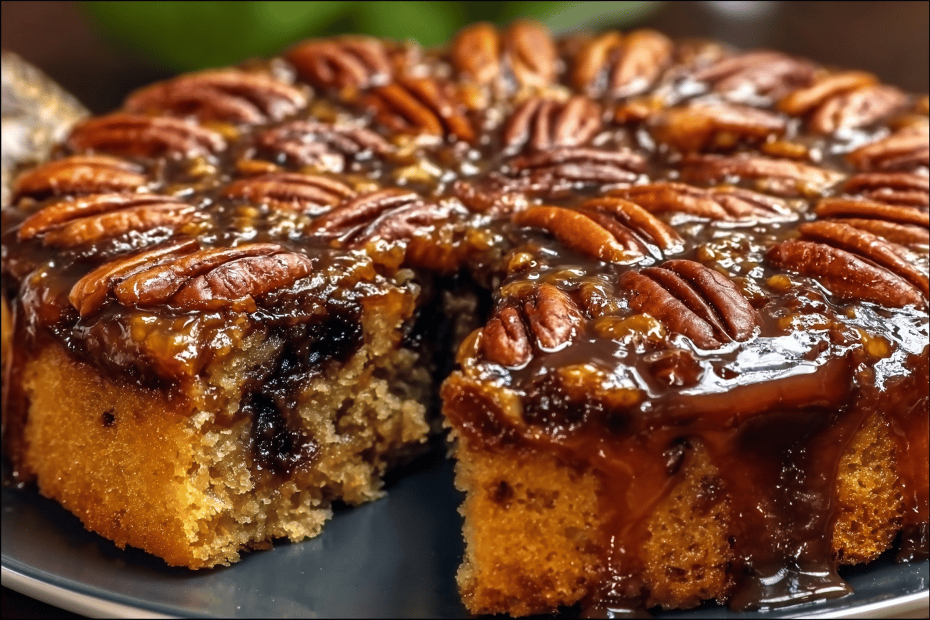 Pecan Upside Down Cake