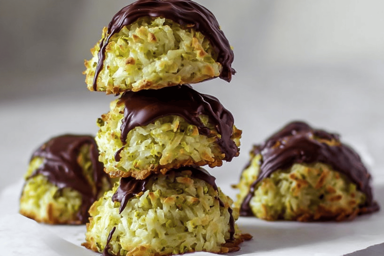 Pistachio Coconut Macaroons