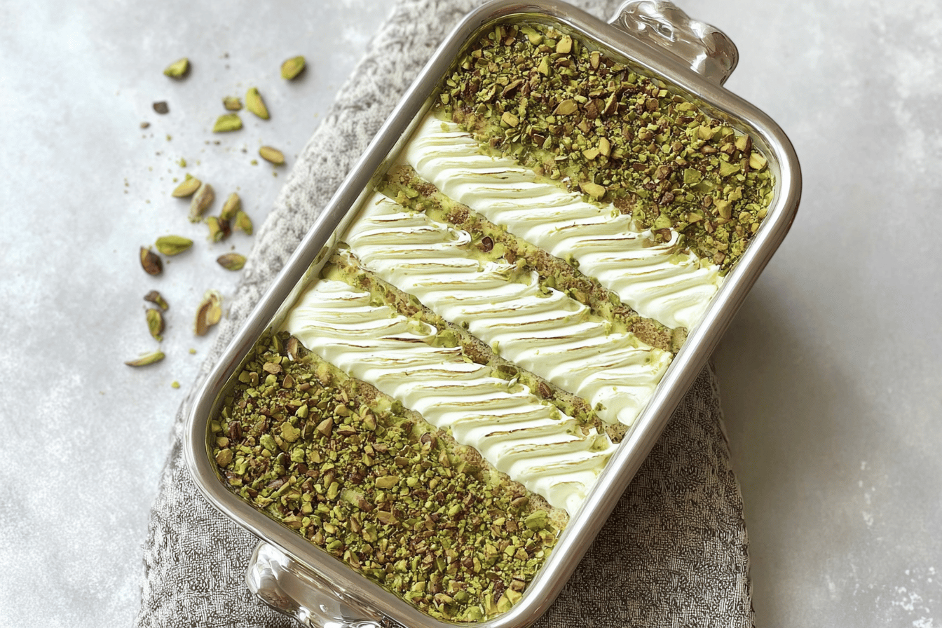 Pistachio Tiramisu