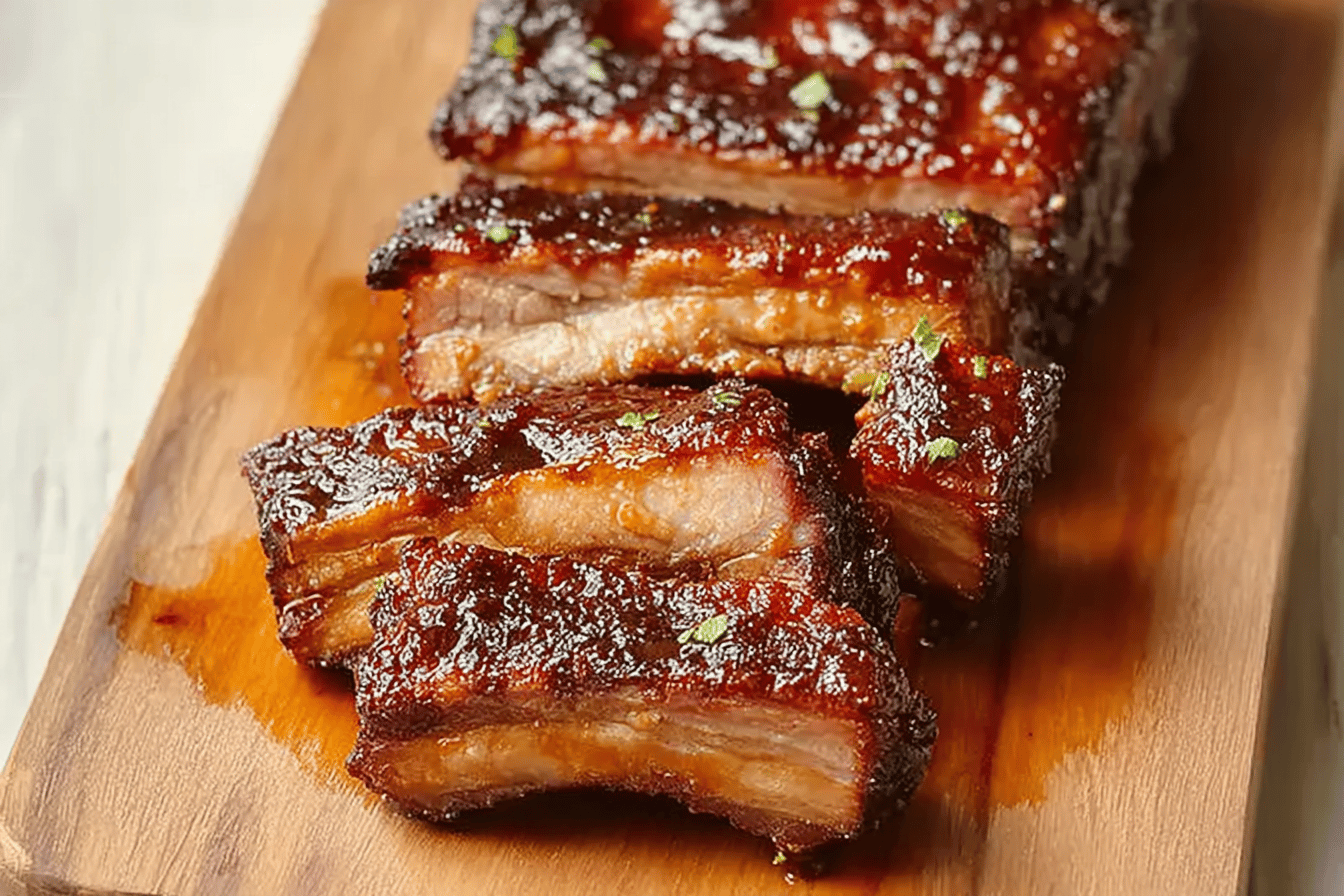 Savory Honey Glazed Pork Belly