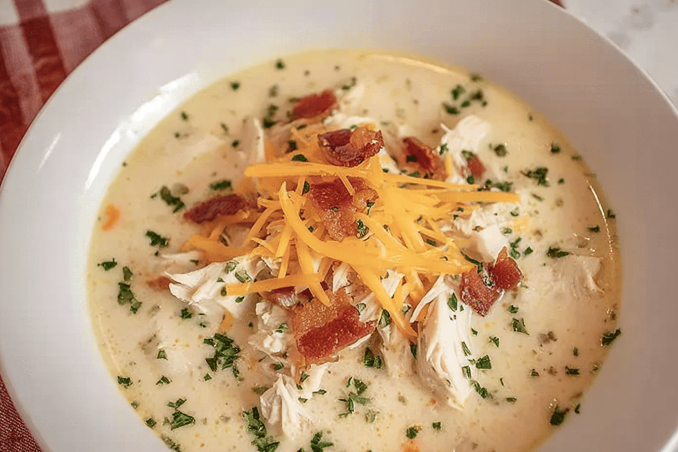 Slow Cooker Keto Chicken Cream Cheese Soup