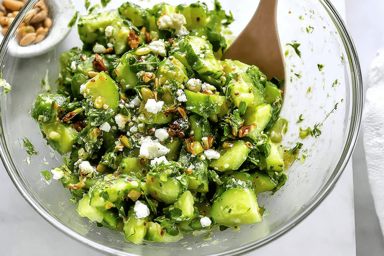 Smashed Cucumber Salad