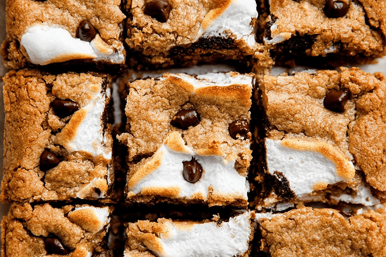 S’mores Cookie Bars