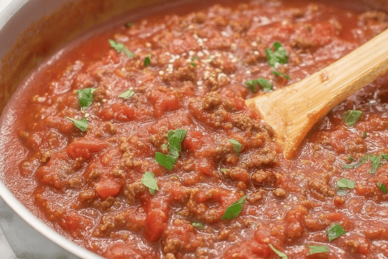 Spaghetti Meat Sauce