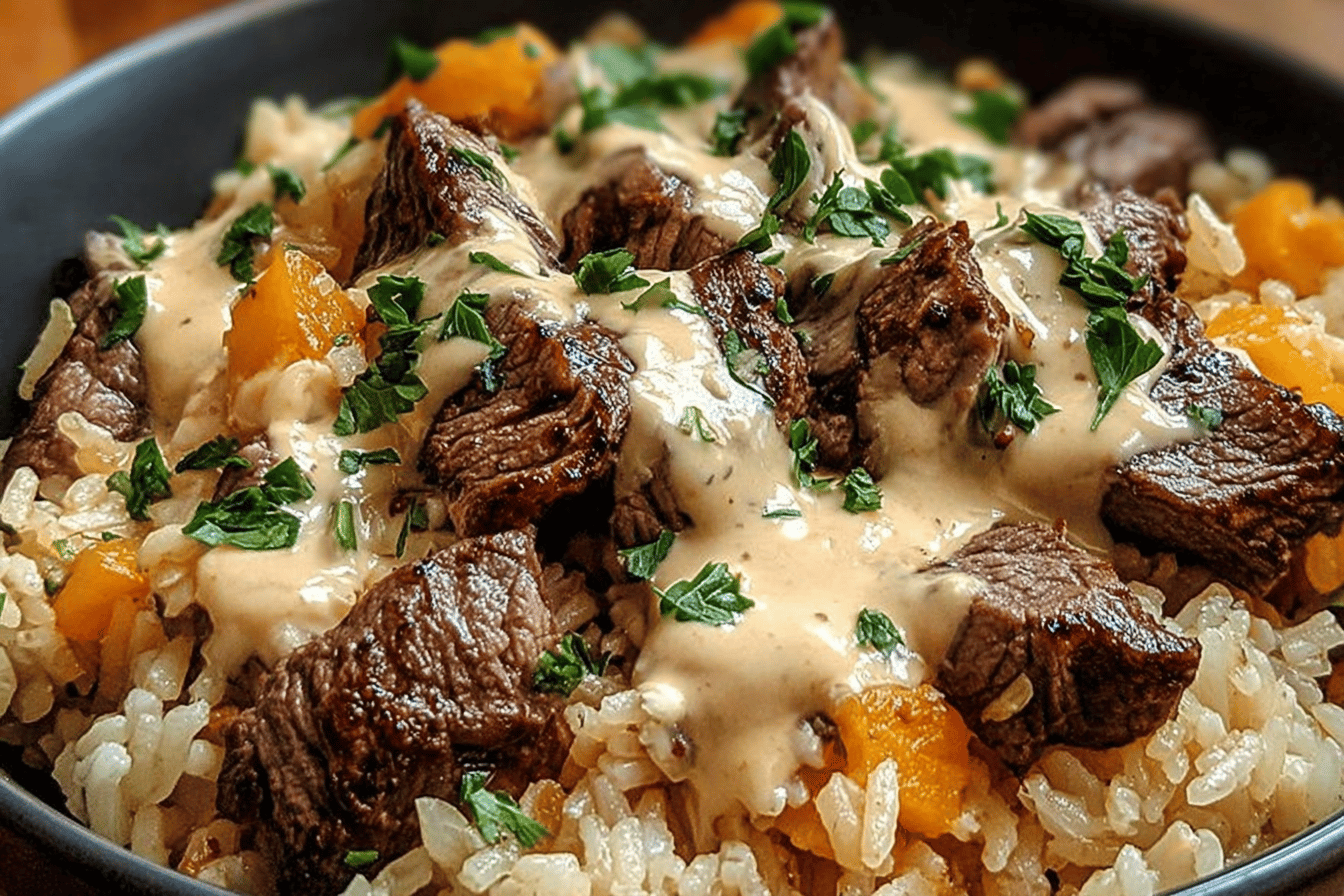 Steak & Queso Rice