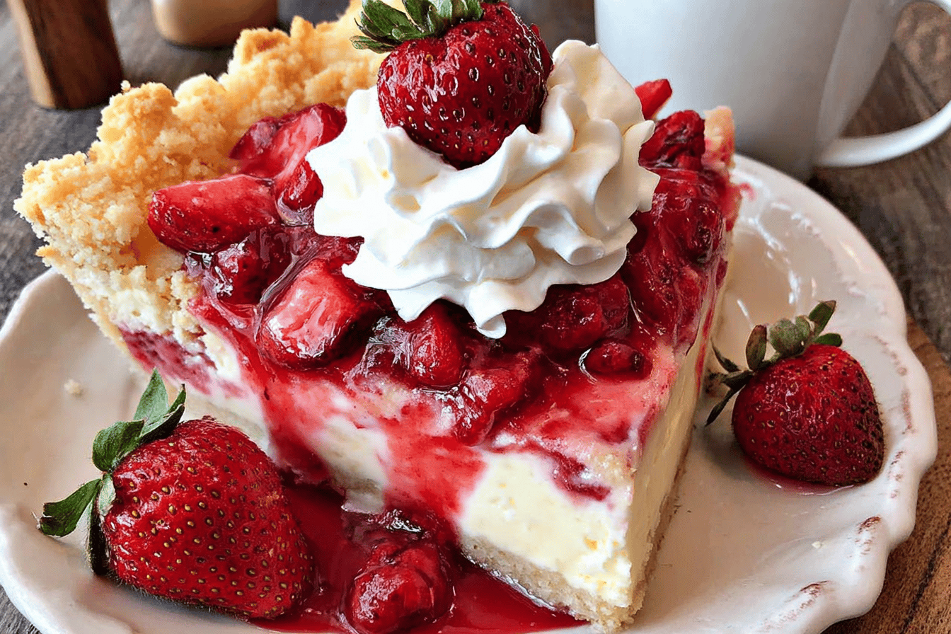 Strawberry Cheesecake Dump Cake Recipe
